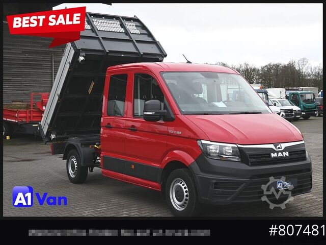 Кастомизированный фургон MAN TGE 3.180 Doka Kipper,Klima, AHK, Tüv Neu