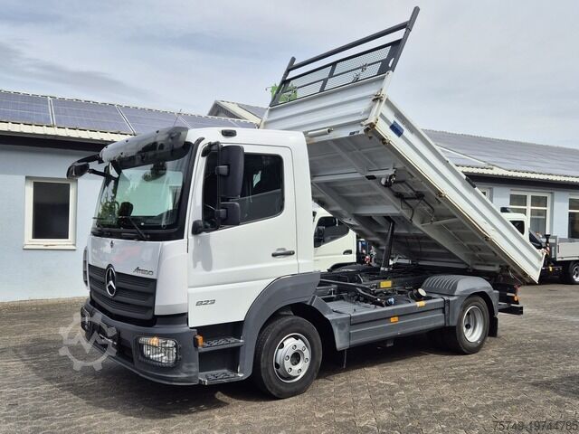 Кастомизированный фургон mercedes-benz Atego 823 3-Seiten Kipper Meiller 2 x AHK