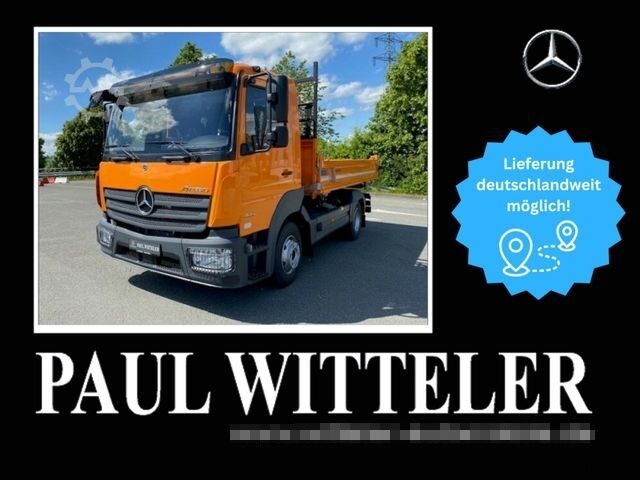 Самосвал-фургон MERCEDES-BENZ Atego 823 K Meiller Trigenius+Klima+2xAHK+DiffSp