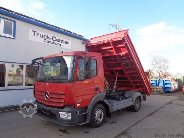 Самосвал-фургон MERCEDES-BENZ Atego 816 AHK 3-Sitzer EU6 Meiller Kipper