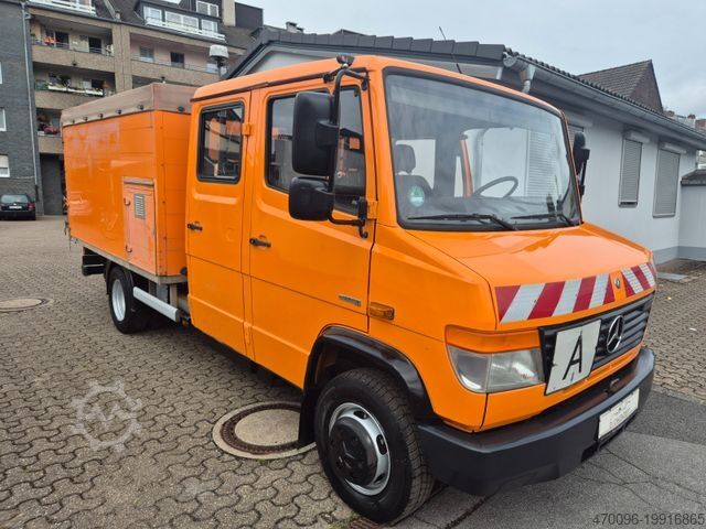 Самосвал-фургон MERCEDES-BENZ Vario 613 Bluetec*Kipper*Automatik*Ladekran*