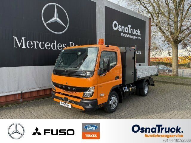 Самосвал-фургон FUSO 3C15 Hinterkipper + Box Klima,AHK 3,5t,Diff.-Sp.