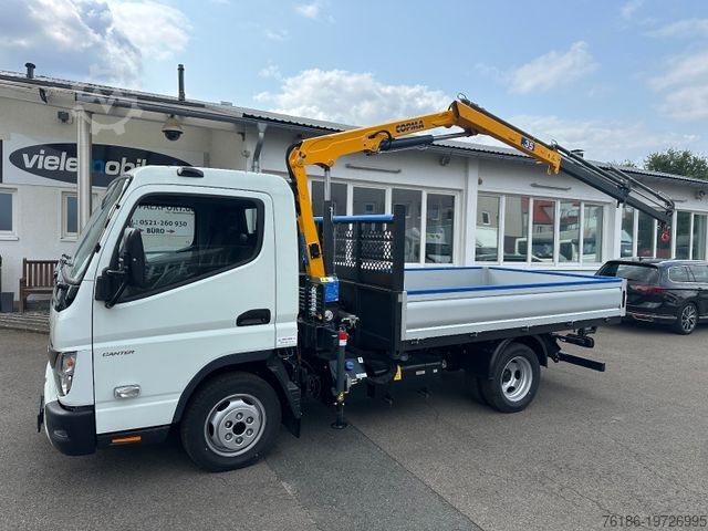 Самосвал-фургон MITSUBISHI Canter Fuso 3C15 mit Kran  NEU SOFORT