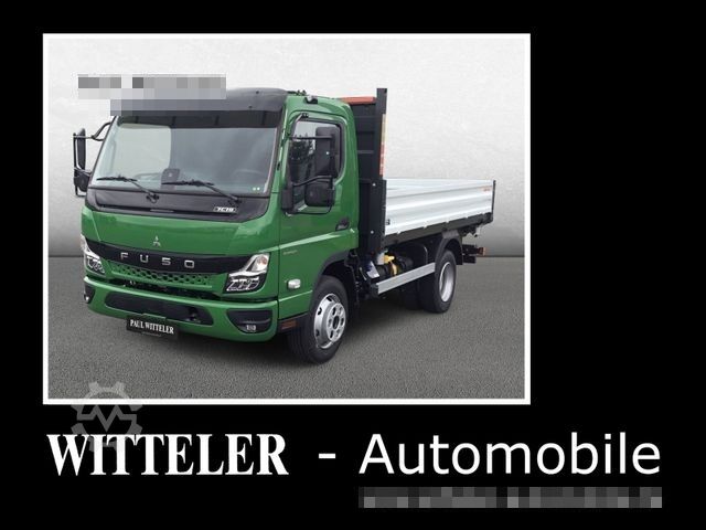 Самосвал-фургон MITSUBISHI Canter 7C18 Dreiseiten-Stahlkipper LED/AHK3,5t