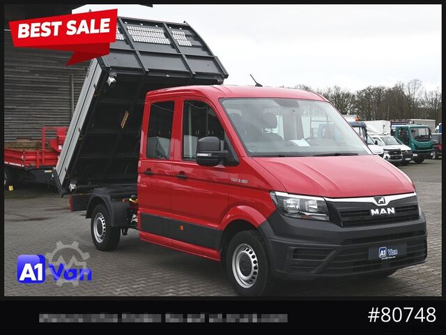 Самосвал-фургон MAN TGE 3.180 Doka Kipper,Klima, AHK,Tüv Neu