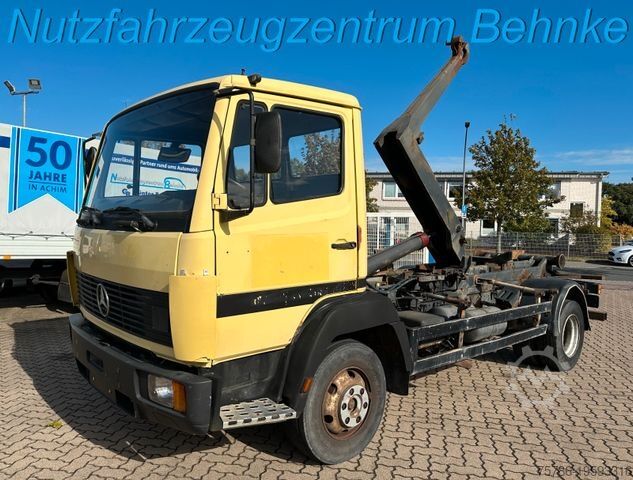 Самосвал-фургон MERCEDES-BENZ 814 BB Abrollkipper/ Meiller City Haken/ 2x AHK