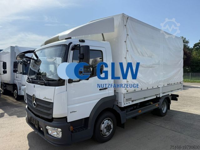 Фургон-шторник MERCEDES-BENZ ATEGO 816 Pritsche/Plane 4,45 m*Klima*NL 2,9 T