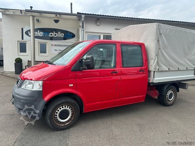 Фургон-шторник VOLKSWAGEN T5 Transporter Pritsche Doka 1.9 TDI