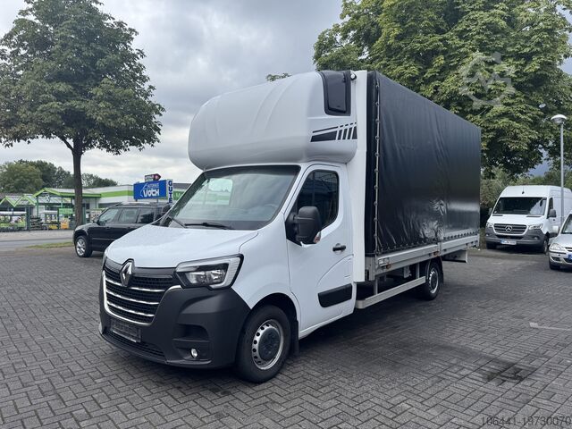 Транспортер с бортовой платформой и брезентом RENAULT Master RED/Pritsche Plane/Schlafkabine