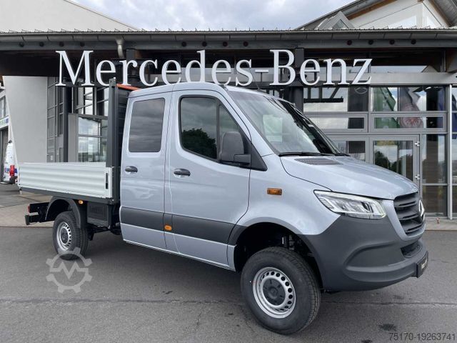 Фургон-шторник MERCEDES-BENZ Sprinter 319 CDI 4x4 DoKa Klima Stdheiz AHK LED