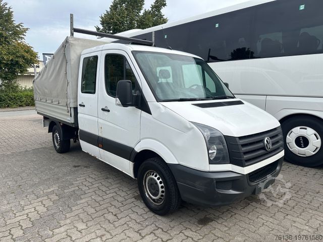 Фургон-шторник VOLKSWAGEN Crafter Pritsche 35 mittel L2 Doppelkabine