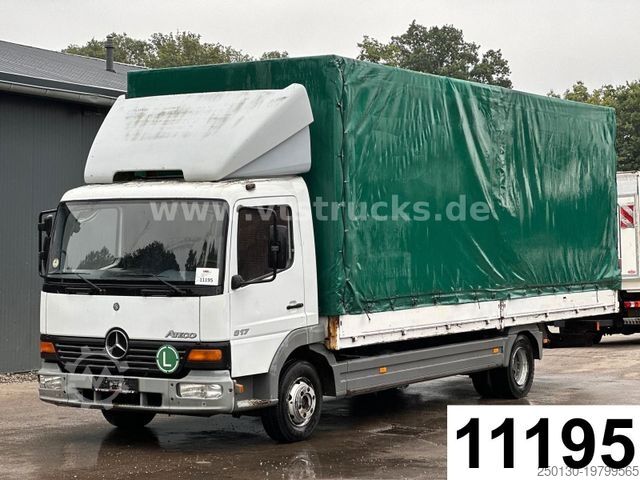 Фургон-шторник MERCEDES-BENZ Atego 817 4x2 Pritsche+Plane 7,5 t.