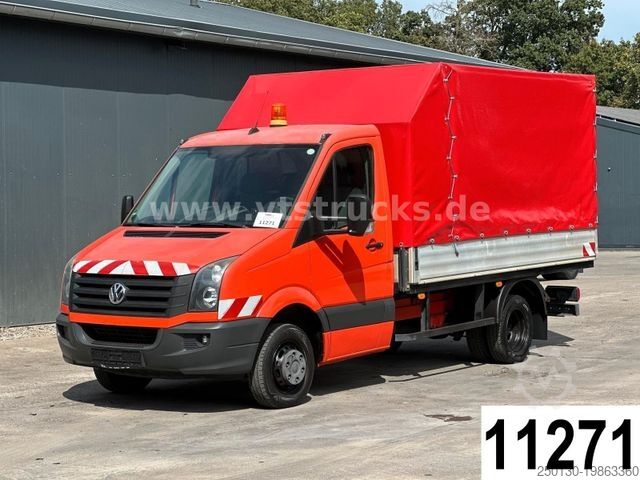 Фургон-шторник VOLKSWAGEN Crafter 4x2 Pritsche+Plane 5t.