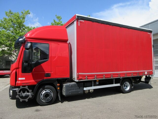 Фургон-шторник iveco Eurocargo 80-210 LBW Edscha Automatic Klima