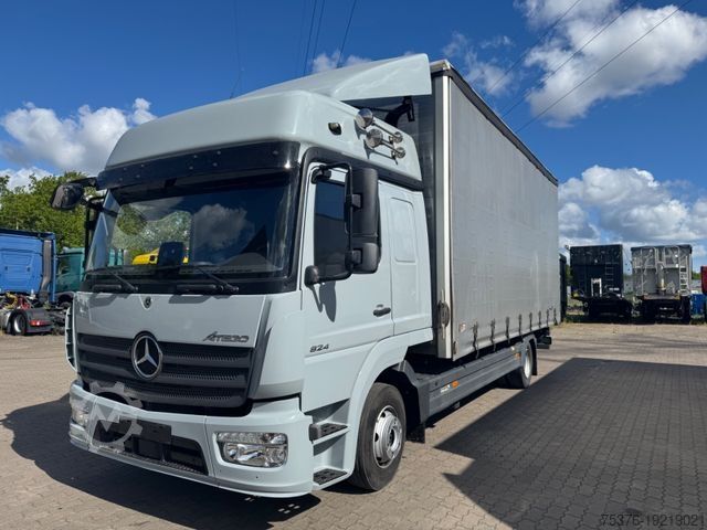 Фургон-шторник MERCEDES-BENZ Atego 824 Tang-Aufbau AHK