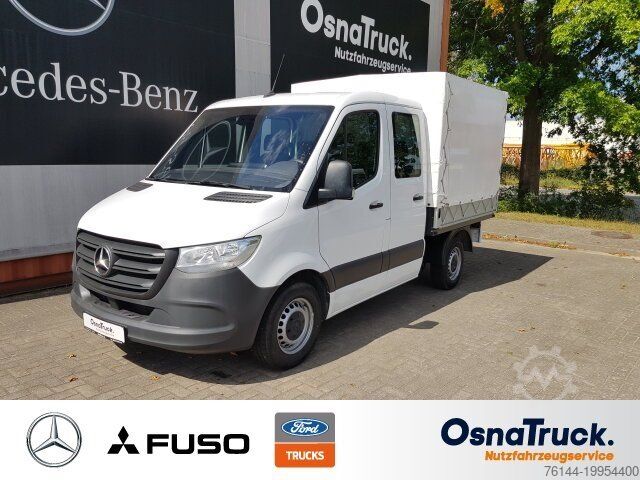 Пикап-фургон MERCEDES-BENZ Sprinter 215 CDI Doka Pritsche/Plane, Klima, AHK