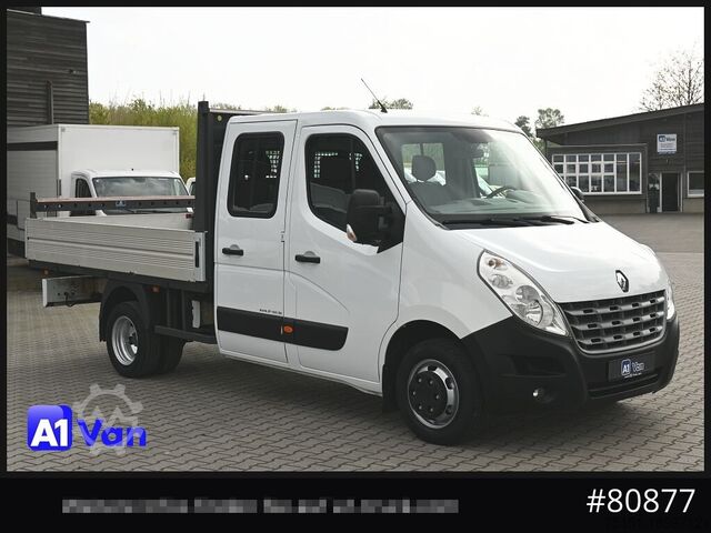 Пикап-фургон RENAULT Master Pritsche Doka, AHK 3,5Tonnen , Klima, Luftfederung