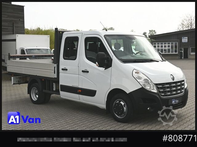 Пикап-фургон RENAULT Master Pritsche Doka, AHK 3,5Tonnen , Klima, Luftfederung