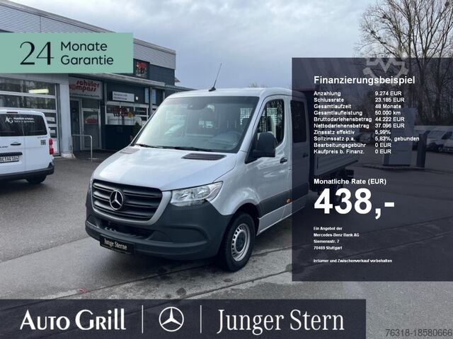 Пикап-фургон Mercedes-Benz Sprinter 317 DOKA Pritsche L2 AHK Navi Klima 7S