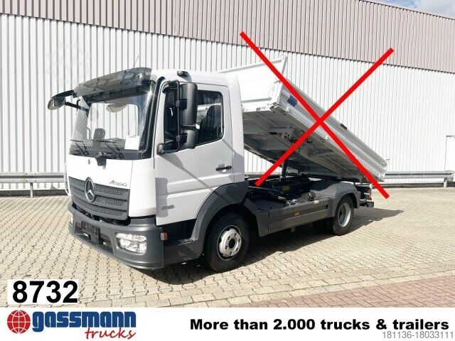 Шасси фургона Mercedes-Benz Atego 818/23 K 4x2, 2x AHK, 5x VORHANDEN!