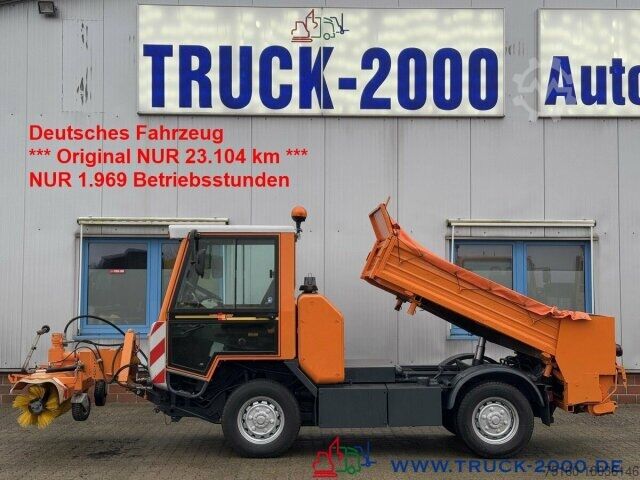 Трёхсторонний самосвальный фургон Multicar Kiefer Boki Winterdienst Streuer + Besen 23 TKM