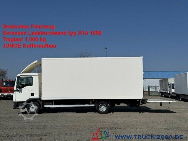 Фургон-будка MAN TGL 8.180 Ladebordwand Sörensen 1.000 kg