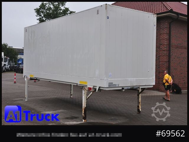 Сменный кузов с коробчатой конструкцией KRONE Wechselbrücke BDF 7,45 Koffer,  Textil 2750mm innen, 20 x vorhanden