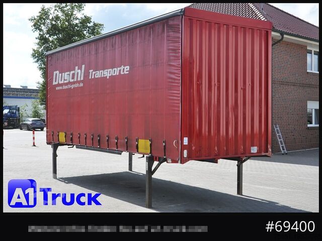 Сменный кузов с платформой и тентом KRONE Wechselbrücke Jumbo BDF 7,82