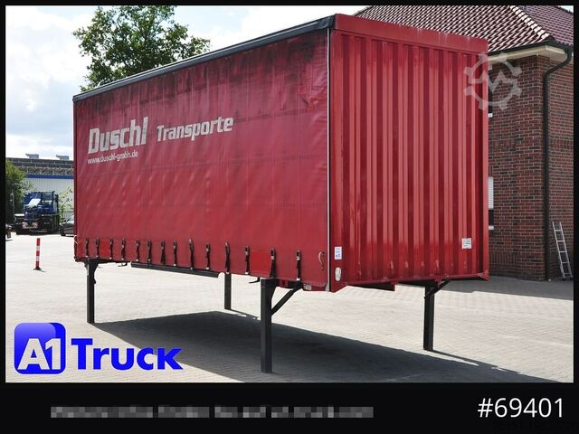 Сменный кузов с платформой и тентом KRONE Wechselbrücke Jumbo BDF 7,82