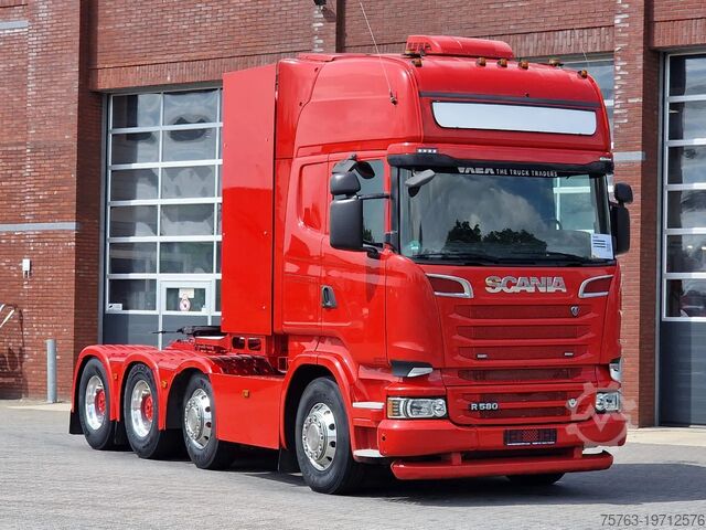 Большая нагрузка Scania R580 V8 Topline 8x4/4 - 164T GCW - Retarder - P...