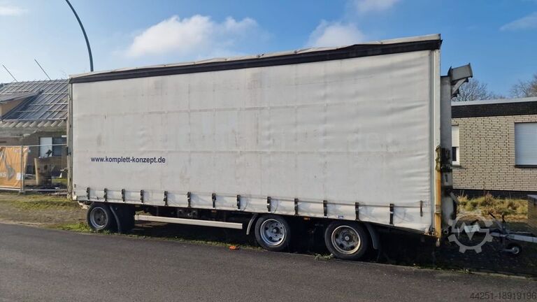 3-осный тентовый прицеп с 2 пандусами BFR Wisskirchen PLS315