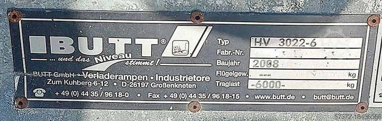 погрузочная платформа Butt HV 3022-6