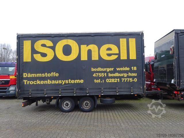 Прицеп  NSD Tandem Anhänger  Plane + Spriegel +2 Achsen