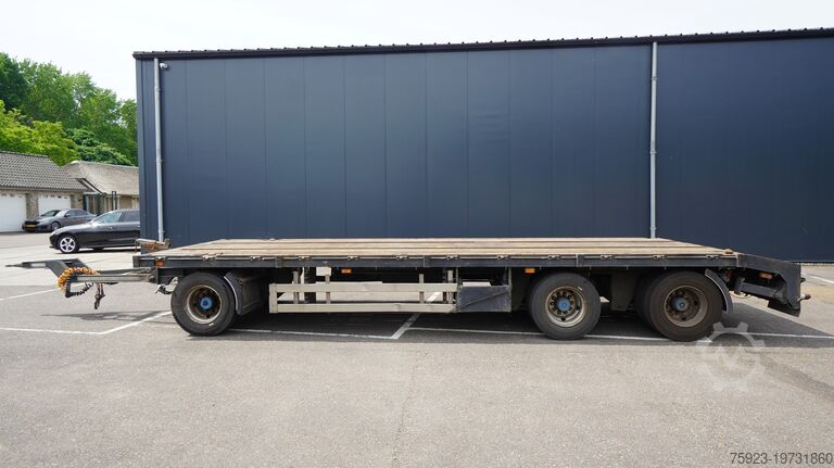 Платформенный трейлер GS Meppel 3 AXLE FLATBED WITH TWISTLOCKS