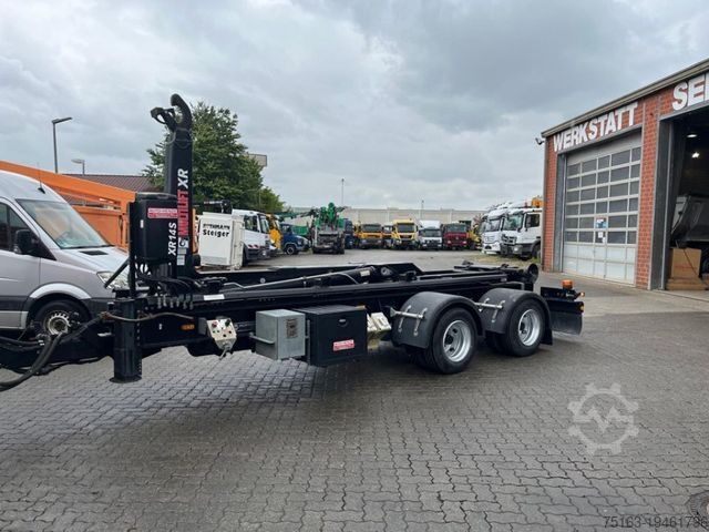 Самосвальный прицеп HÜFFERMANN 2-achs Abrollanhänger HTA 16.62 Containeranhänge