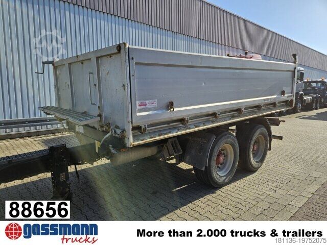 Трёхсторонний самосвальный прицеп Carnehl CTK/A, Alu-Bordwände, Rollplane, ca. 10m³