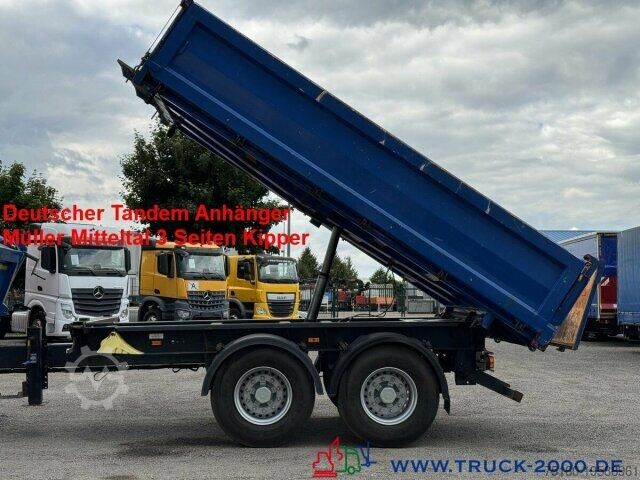 Трёхсторонний самосвальный прицеп Müller-Mitteltal KA-TA- R 18,0 Tandem 3 Seitenkipper NL 13.500kg