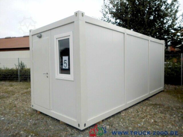 Открытый прицеп с тентом  Bürocontainer L=6.056 Isoliert 80 mm mit Heizung