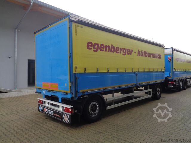 Открытый прицеп с тентом  AF21-N18 Schiebeplanen + Bordwände verzinkt