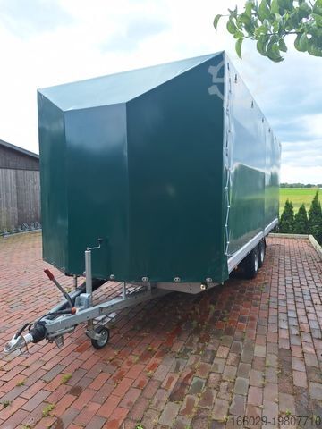 Открытый прицеп с тентом BÖCKMANN Großraumanhänger Jagdanhänger Hasenwagen