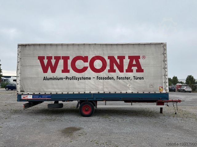 Открытый прицеп с тентом  MUELLER FZ-BAU PRITSCHE + PLANE 2680 KG Nutzlast