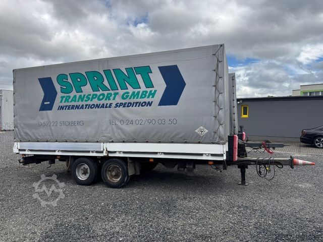 Открытый прицеп с тентом  Wisskirchen Tandem 10,5 t GG /Luft/HU 08/2025 /