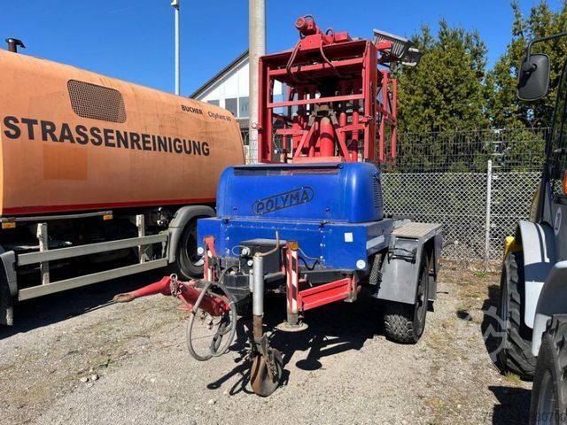 Открытый прицеп  Geräteanhänger PL 16-9 Spezialanhänger Lichtmast