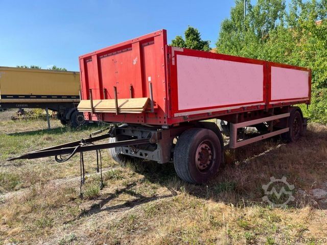 Открытый прицеп  Anhänger offen PA-F 18 Baustoffanhänger