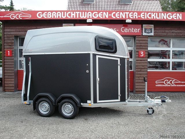 Прицеп для лошадей Böckmann Duo Esprit Silver + Black Pferdeanhänger