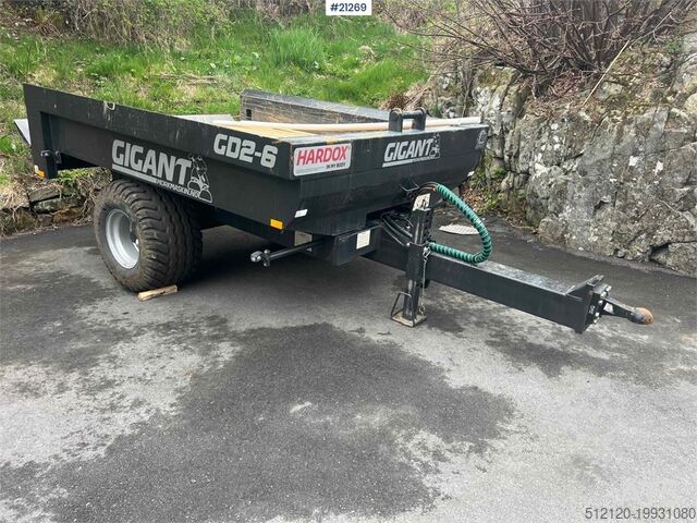 Низкий погрузчик Gigant Wheel Machine Trailer