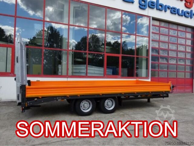 Низкорамный прицеп Möslein TTT-11 6,20 Orange  Neuer Tandemtieflader