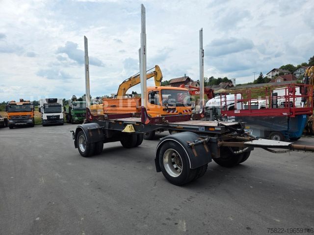 Лесовозный прицеп SCHWARZMÜLLER Holz Wood Rungen / ALU / load 14,7ton