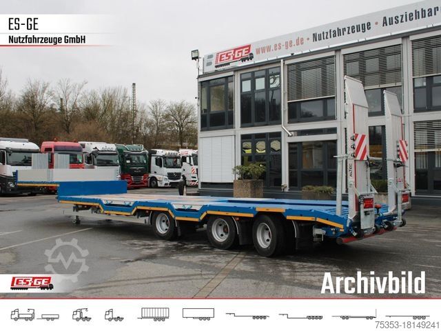 Низкорамный полуприцеп ES-GE 3-Achs-Satteltieflader - Radmulden