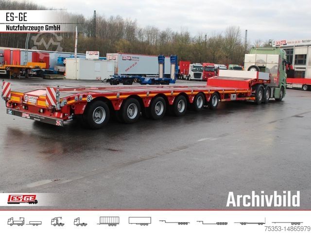 Низкорамный полуприцеп FAYMONVILLE 6-Achs Multimax Satteltieflader - hydr. gelenkt